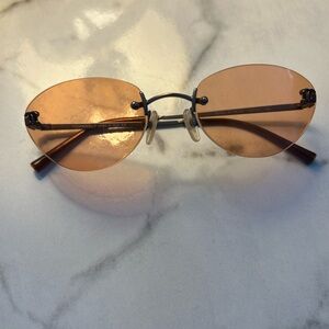 Vintage Rare Chanel Rimless Sunglasses